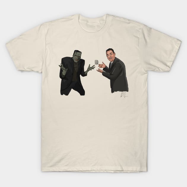 Frankenstein & Hanks Waste a Minute of Our Time T-Shirt by 51Deesigns